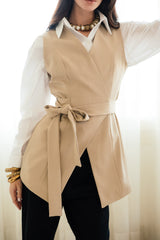 WRAPPED LONG VEST