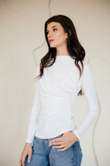 Drapped top