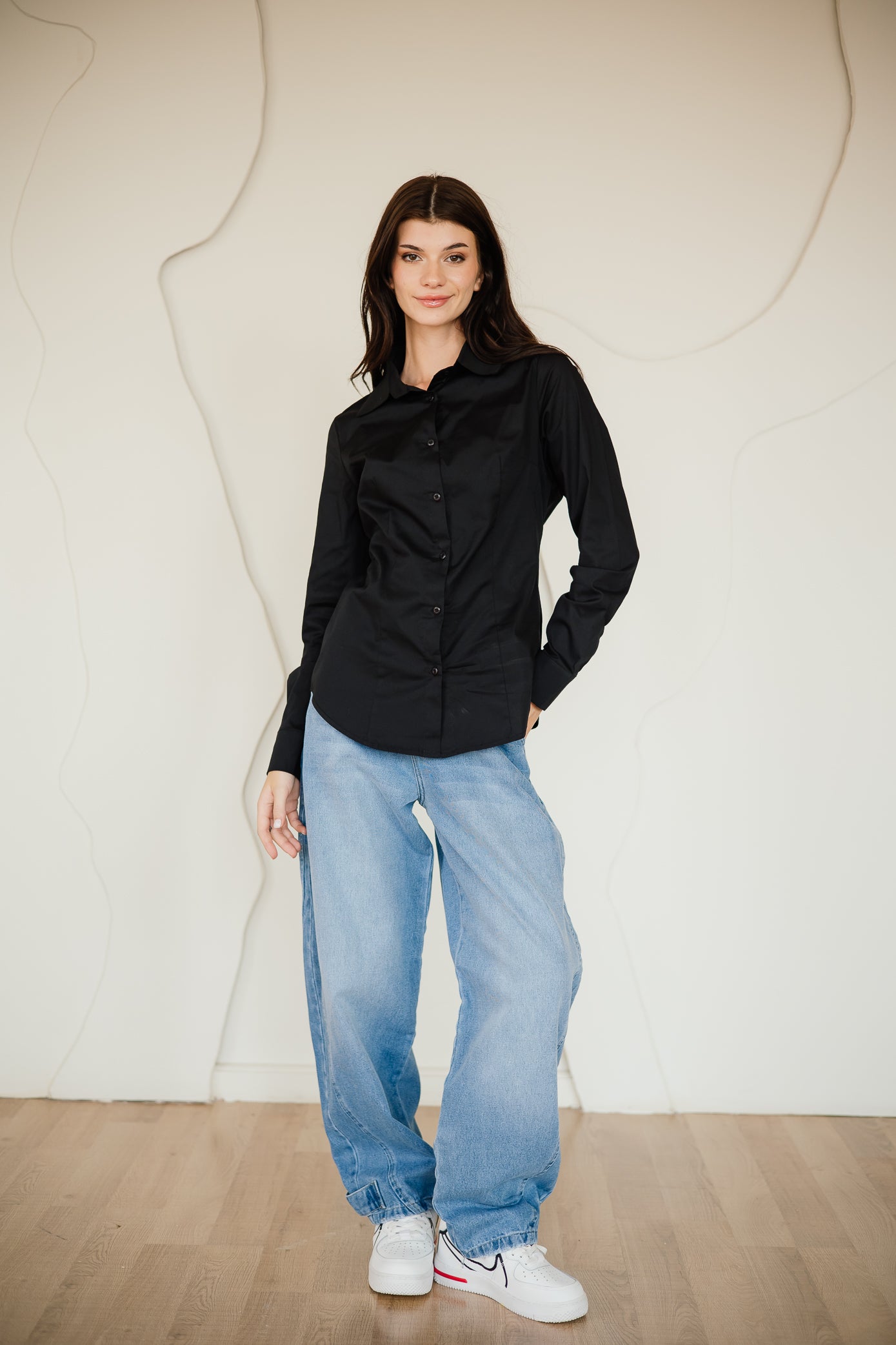 FITTED POPLIN SHIRT