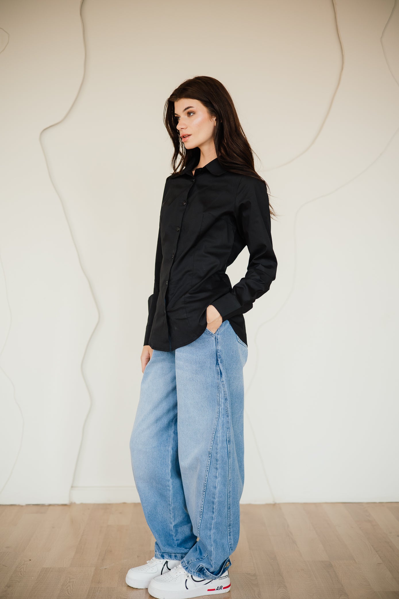 FITTED POPLIN SHIRT