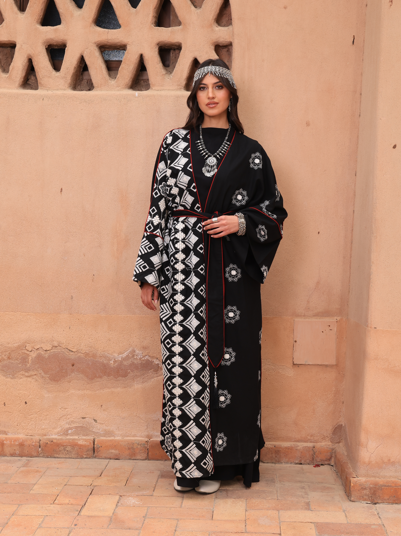 ASSALAH KAFTAN-BLACK