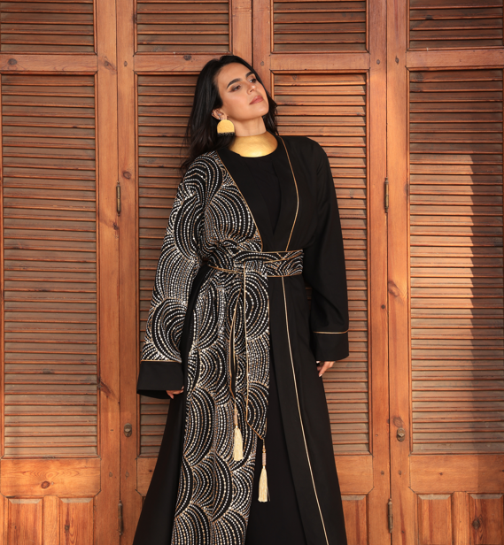 TURATH KAFTAN-BLACK