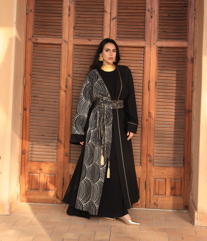 TURATH KAFTAN-BLACK