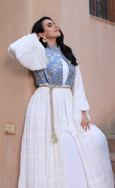 THARAA KAFTAN-OFF WHITE