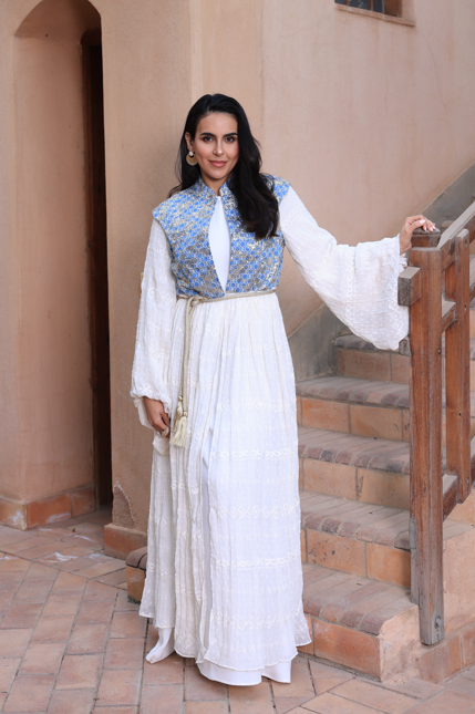 THARAA KAFTAN-OFF WHITE
