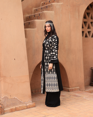 LAYAL KAFTAN-BLACK