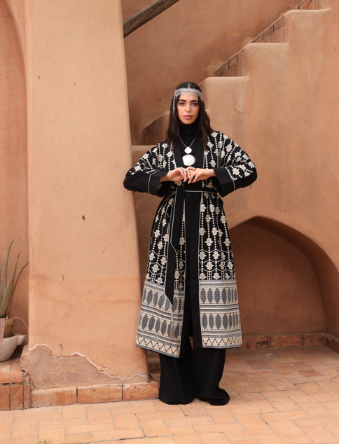 LAYAL KAFTAN-BLACK