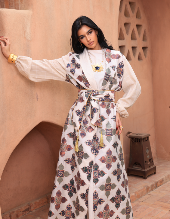 MARRAKESH ABAYA-BEIGE