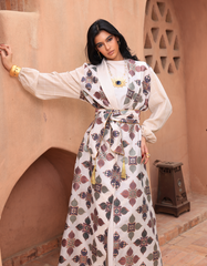 MARRAKESH ABAYA-BEIGE