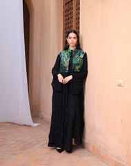 THARAA KAFTAN-BLACK