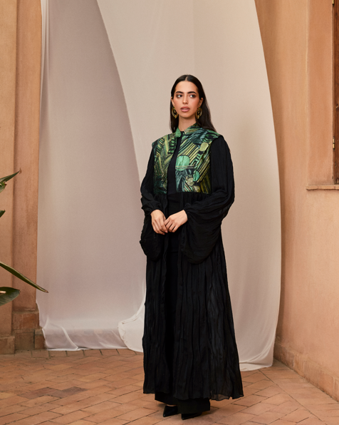 THARAA KAFTAN-BLACK