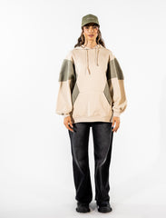 MIXED SWEATSHIRT-BEIGE