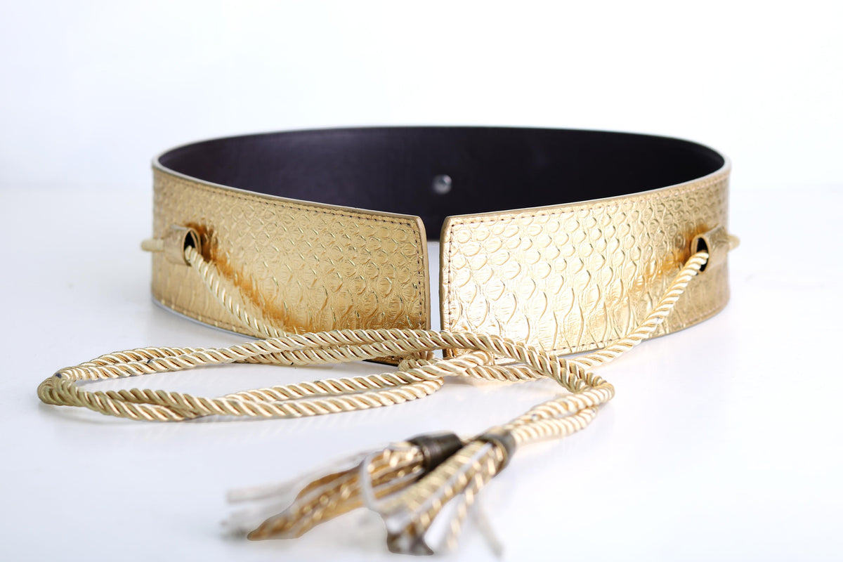 GOLDEN SNAKE BELT-GOLD