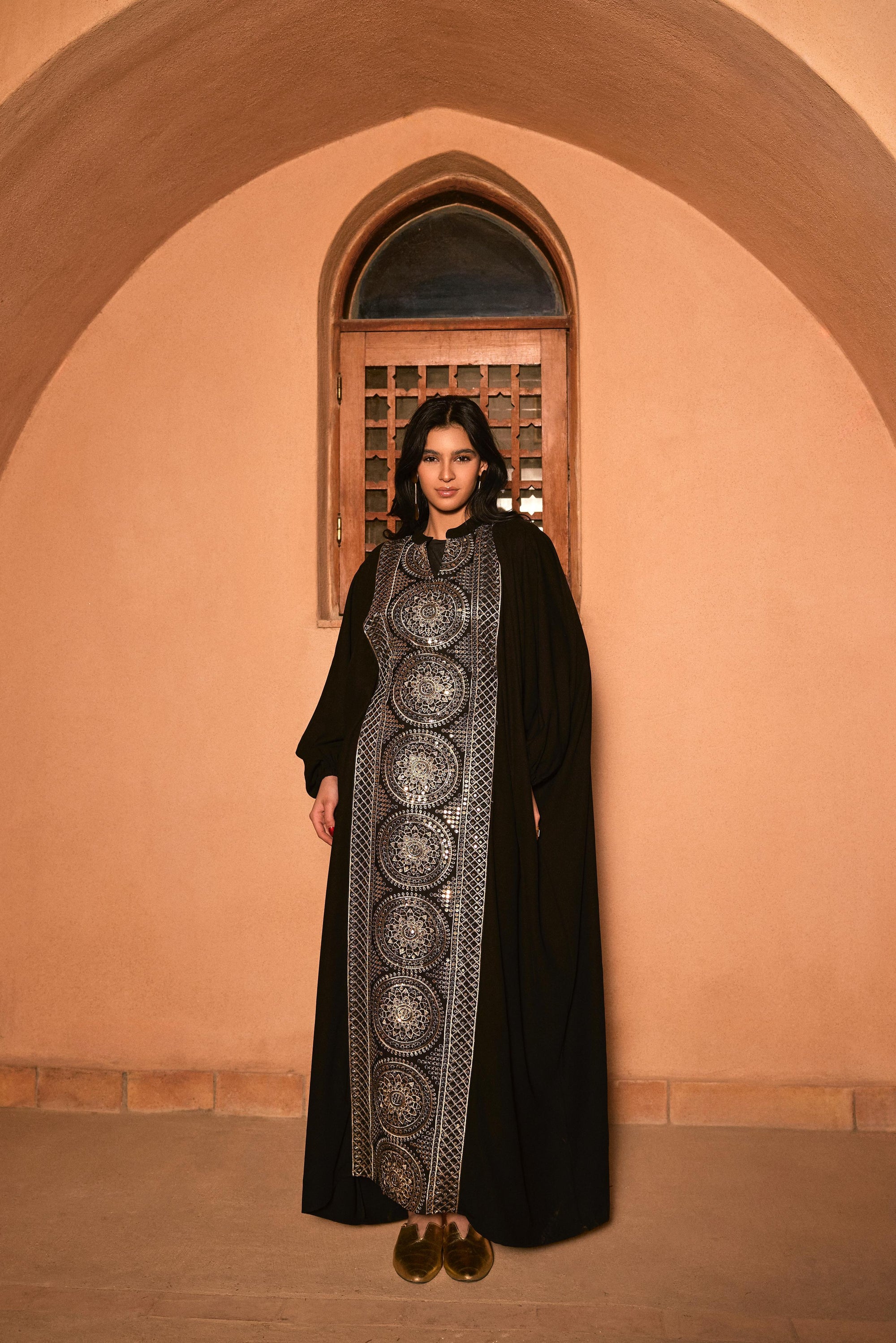 GHAITH ABAYA-BLACK
