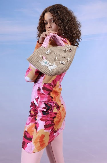 FRUITY MIST SWIMSUIT TOP-FOSHIA ( TOP ONLY )