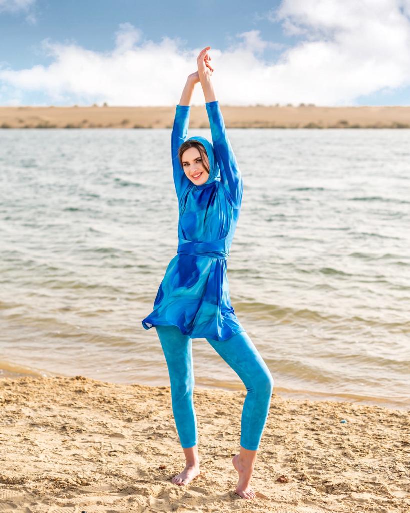 slim swimpant -OCEAN BLUE ( PANTS ONLY )