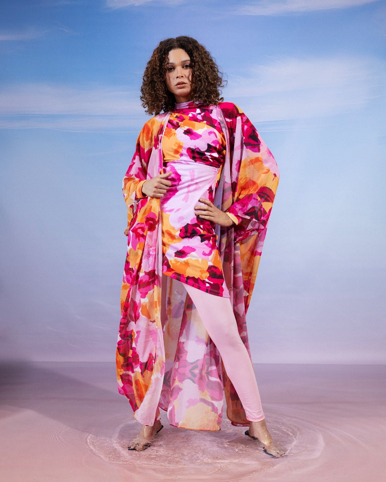 FRUITY MIST SWIM KIMONO-FOSHIA