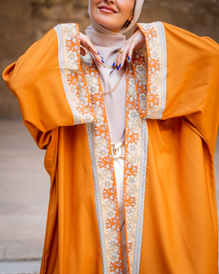 printed havan abaya